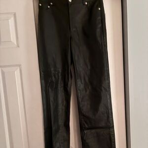 Zara leather pants